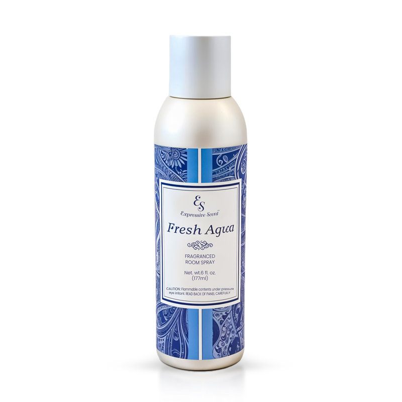 Vaporisateur d'ambiance Expressive Home - Vaporisateur d'ambiance aqua frais et durable pour salle de bain, maison et bureau - Vaporisateur de parfum pour la maison 6 oz