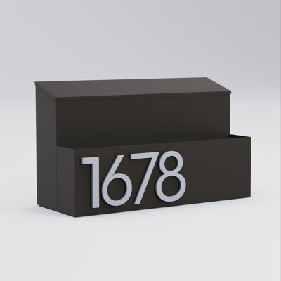 The Garden Wall Mounted Steel Mailbox