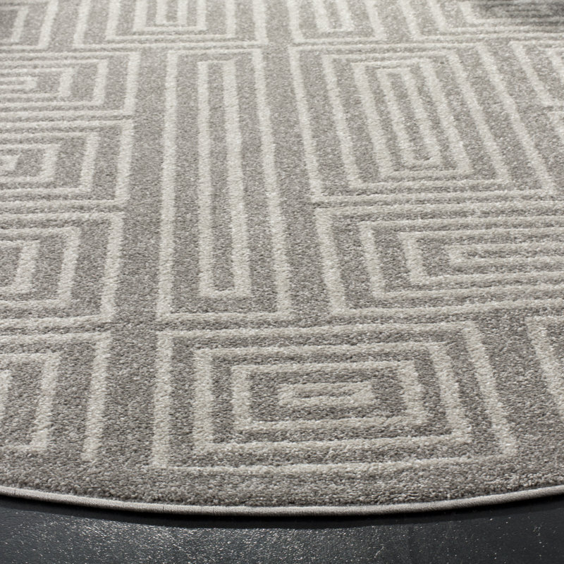 Thornbury Performance Geometric Rug, Round 7'
