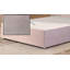 Asterin Divan Bed Base with 54" Floor Standing Headboard Plush Velvet-902508516-902508512-901826480