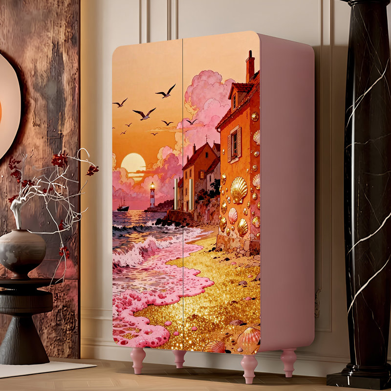 Household minimalist creative art wardrobe