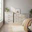Ensemble de commode en bois 2 pièces Dellana - Commode à 6 tiroirs et 9 tiroirs, rangement pour vêtements de chambre