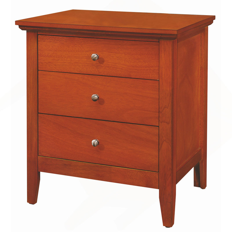 Charmante table de chevet en chêne pour tout espace