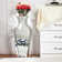DeGrailly Crystal Mirrored Decorative Floor Vase