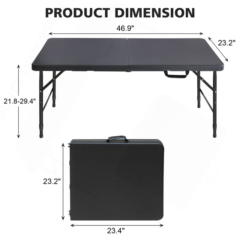 Table de pique-nique pliante 4 pi
