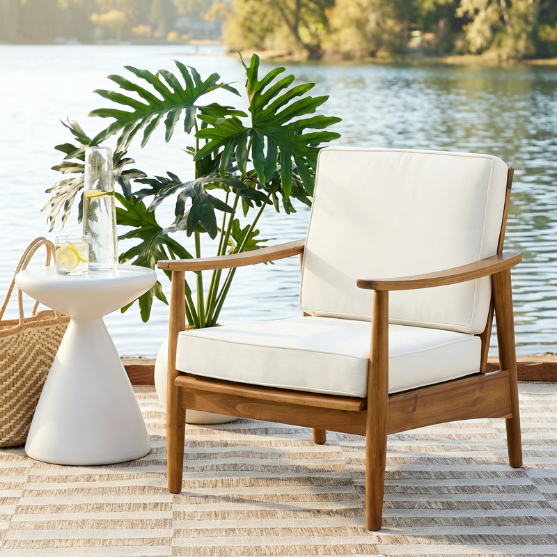 Arnay Blissfield avec coussins, Teck / beige