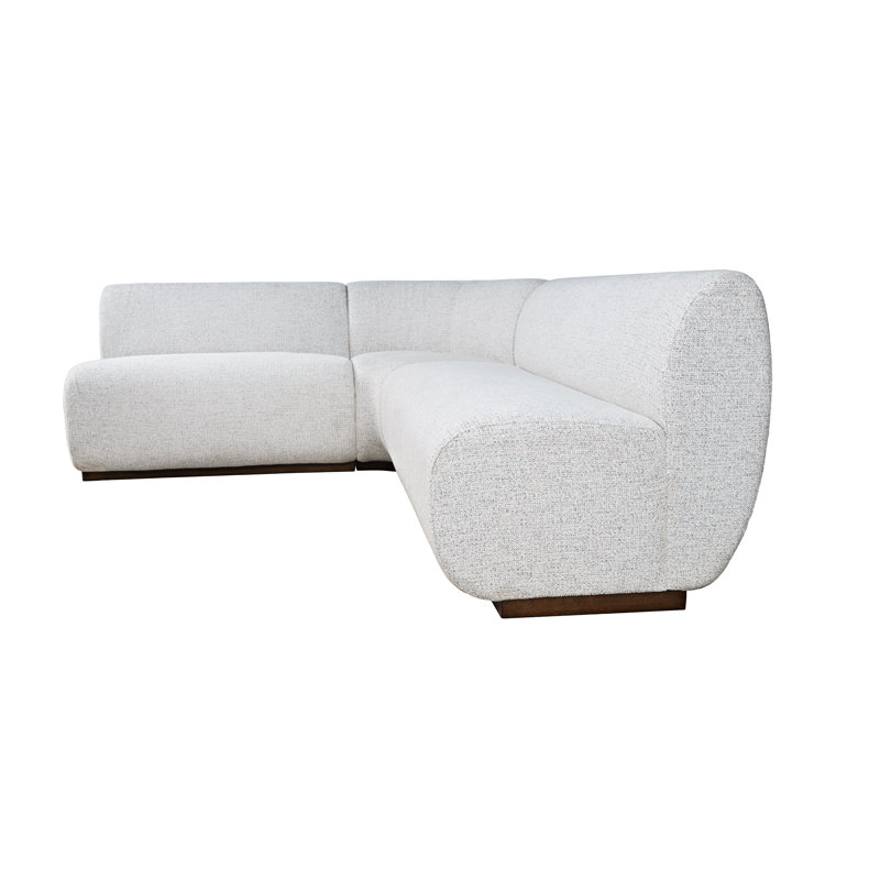 Banquette modulaire rembourrée en tissu Milano Performance,  H 31,5 po x l 92,5 po x P 79,25 po