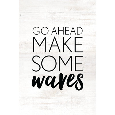Make Waves - Wrapped Canvas Print