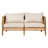 Outdoor Patio Cushioned Sofa