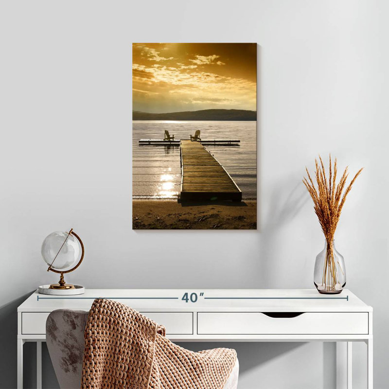 Aletra Dusk At The Dock, H 24 po x l 16 po