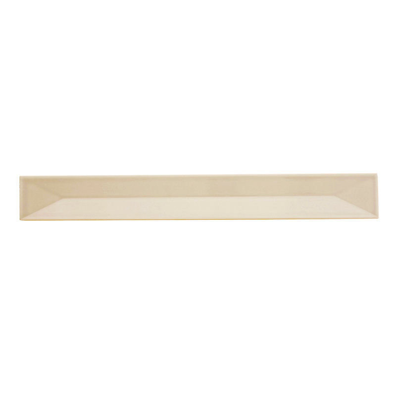 Horizonte 2 X 16 In. Glossy Ceramic Deco Subway Wall Tile (10.76 Sq Ft/Case) - 50 Pack, Soft Dove Gray