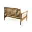Table basse robuste en bois pour l'extérieur, idéale pour aménager des espaces de détente sophistiqués.