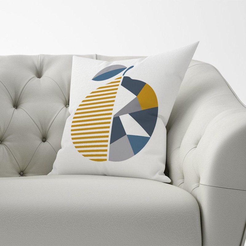 Erica Geometric Square Throw Cushion