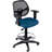Backed Adjustable Height Ergonomic Lab Stool with Footring Wheels-1335032083