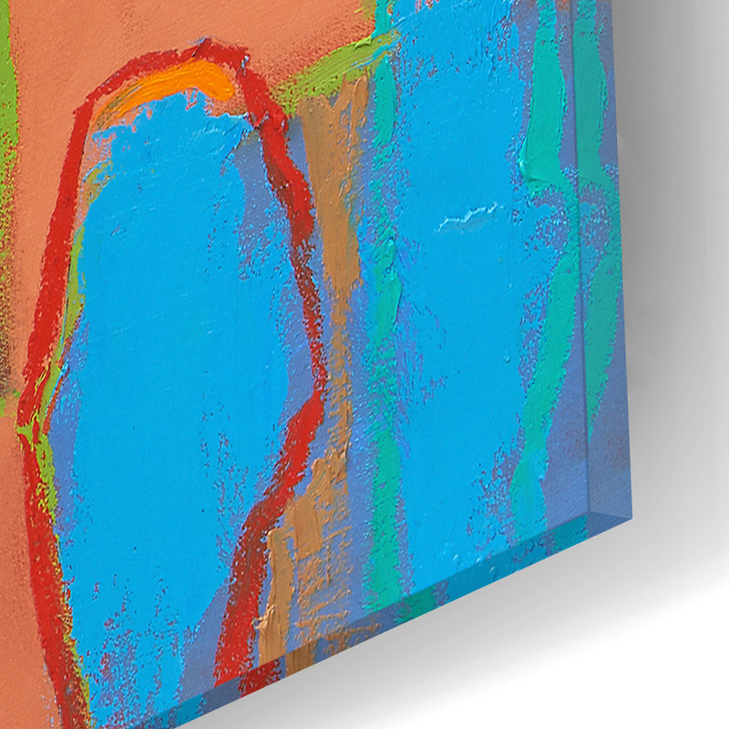 «If Happy Was A Landscape» par Jane Schmidt, H 12 po x l 12 po