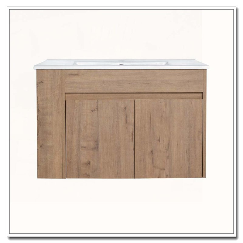 Bathroom Vanity With Open Shelf Without Basin Cabinet