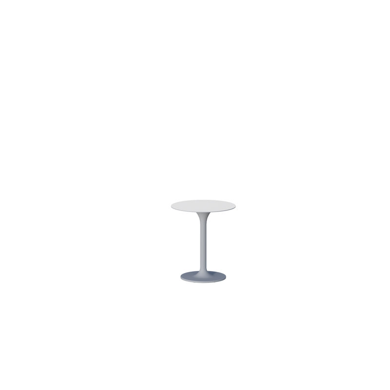 Table d'appoint ronde 16,93 po Keeron, Gris mat