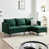Velours pelucheux vert est en rupture de stock