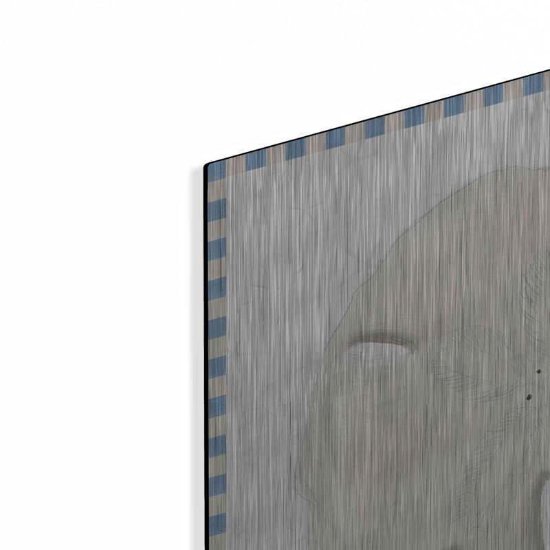 Luxe métal Art «Beach Days VII» par James Wiens, «Beach Days VII» par James Wiens, H 24 po x l 24 po