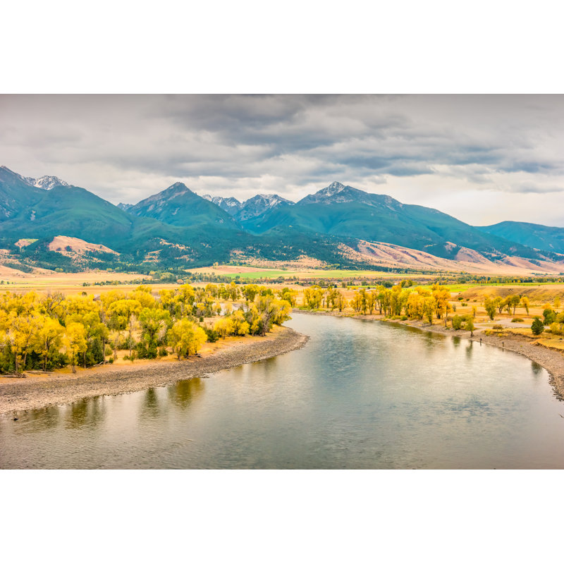 Paradise Valley Yellowstone by Benedek - Wrapped Canvas Print, 51cm H x 76cm W