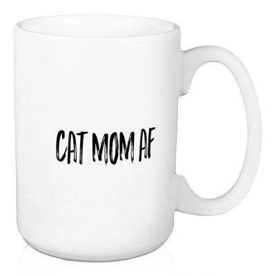 Grande tasse à café cat maman af Addilynn