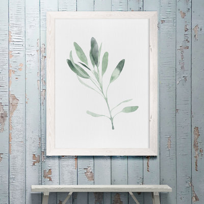 « simple sage ii »-cadre photo imprimé sur verre