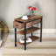 Biscette Nighstand With 2 Shelves and Drawer