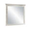 Miroir de coiffeuse, moulures couronnées, gris brume, 42 po