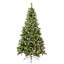 7ft Pre-lit Artificial Sugar Pine Christmas Tree with Stand
