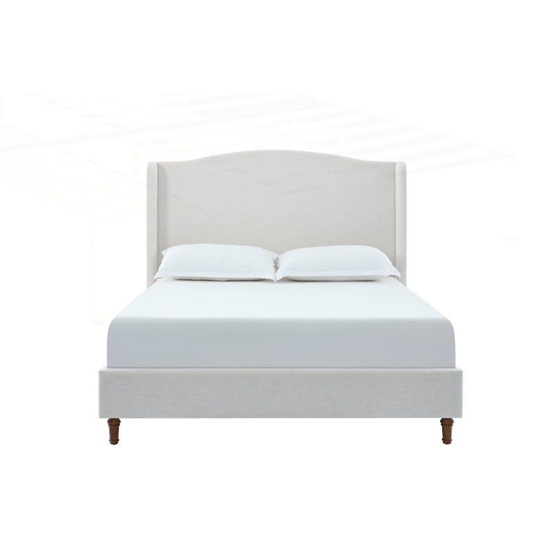 Lit à oreilles minimaliste pour un sommeil de rêve et une chambre à coucher élégante, Grand
