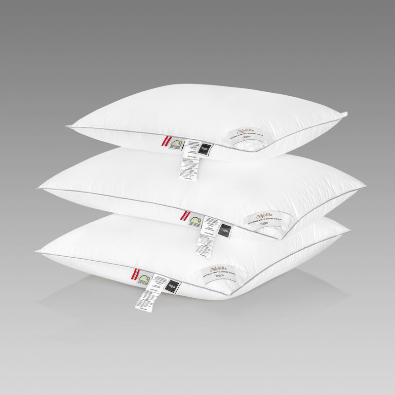Oreiller de soutien ferme en duvet Nilis, Grand