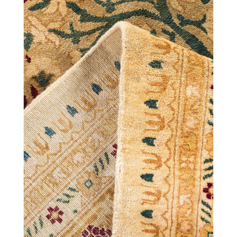 Classic One-of-a-Kind 12' 2" x 17' 9" Hand Knotted Area Rug
