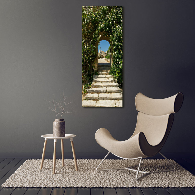 Floral Arch - Wrapped Canvas Print