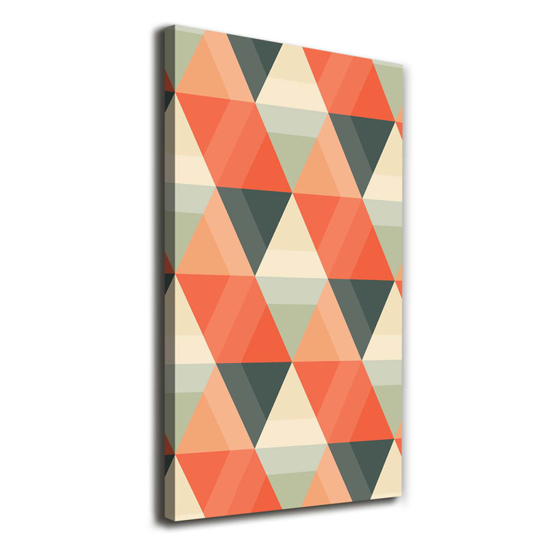 Geometric Background - Wrapped Canvas Print