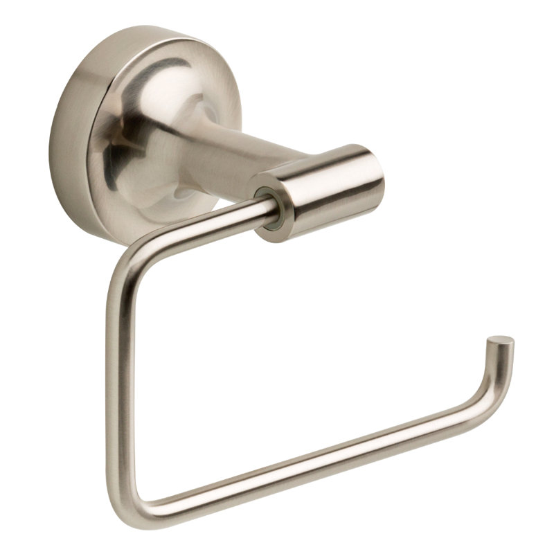 Porte-papier hygiénique carré ouvert Voisin, Nickel brossé