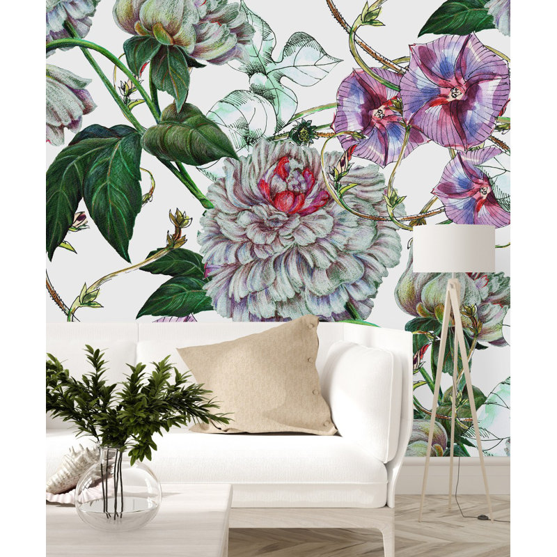 Peel & Stick Wall Mural, 8.34' W x 8.34' L