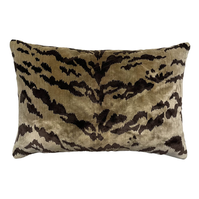 Velvet Lumbar Pillow Cover & Insert