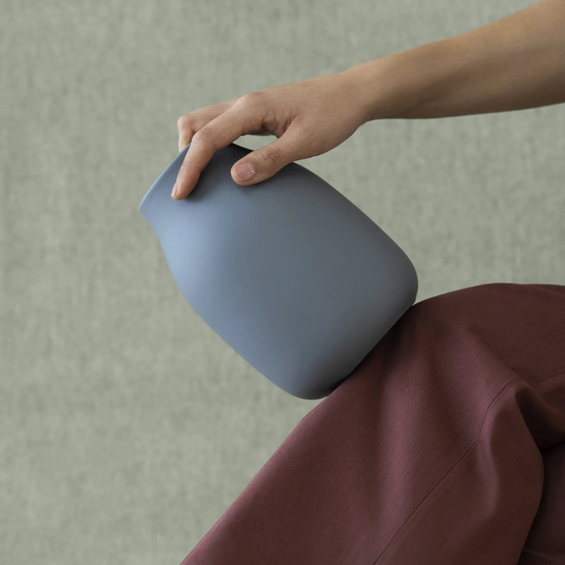 Ceramic / Porcelain Table Vase, 15cm H x 10.5cm W x 10.5cm D, Tradewinds