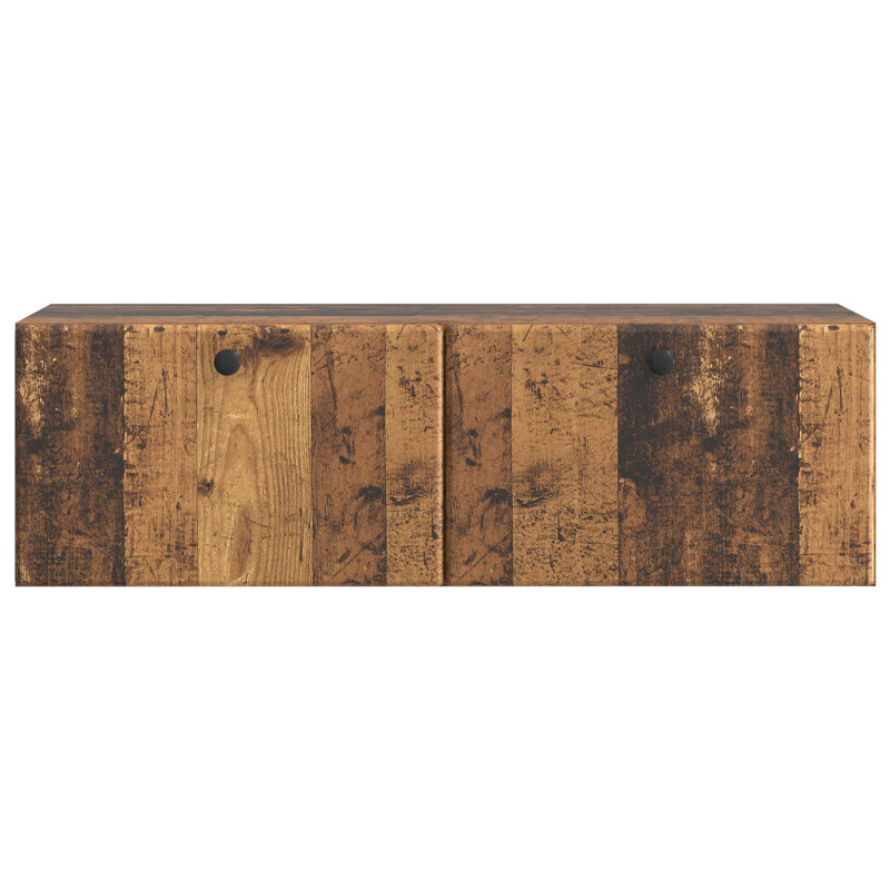 TV Stand, 30cm H x 98cm L x 31cm W, Old Wood
