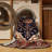 Machine Washable Persian Brown Area Rug-2078235065