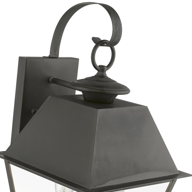 Lanterne murale d'extérieur 16,5 po Anayjah, Gris anthracite