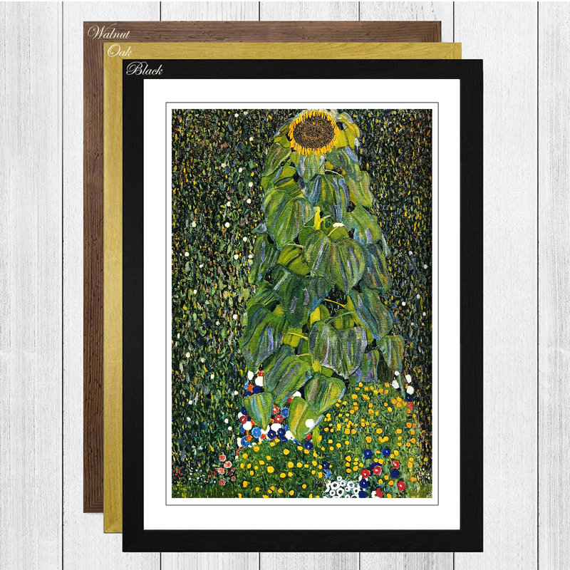 Gustav Klimt - Single Picture Frame Painting, Walnut