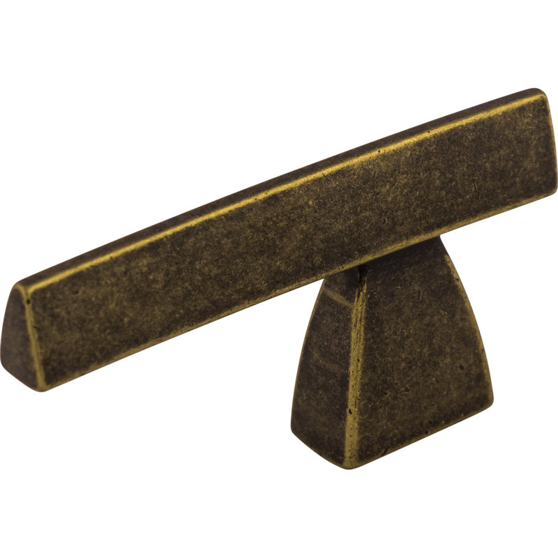 Arched Bar Knob, German Bronze, 2 1/2" Knob Length