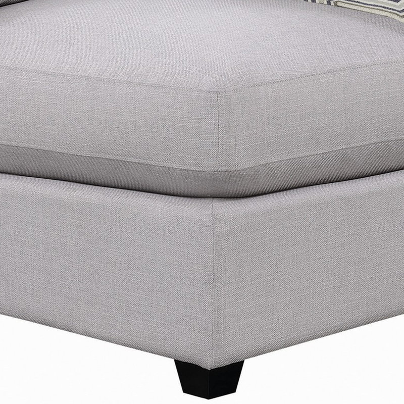 Upholstered Corner Grey