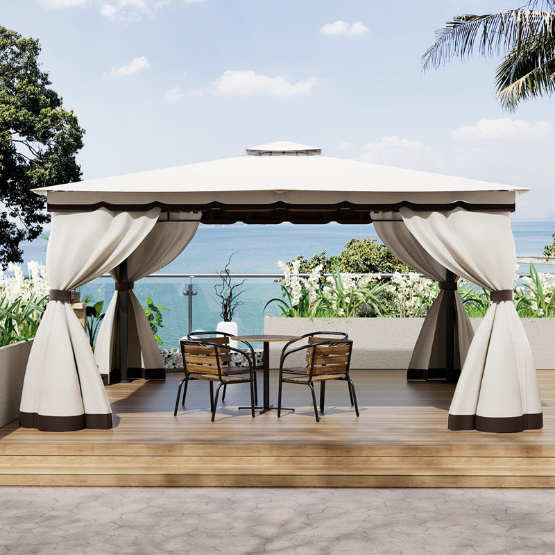 Metal Pergola, 300cm H x 400cm W x 400cm D