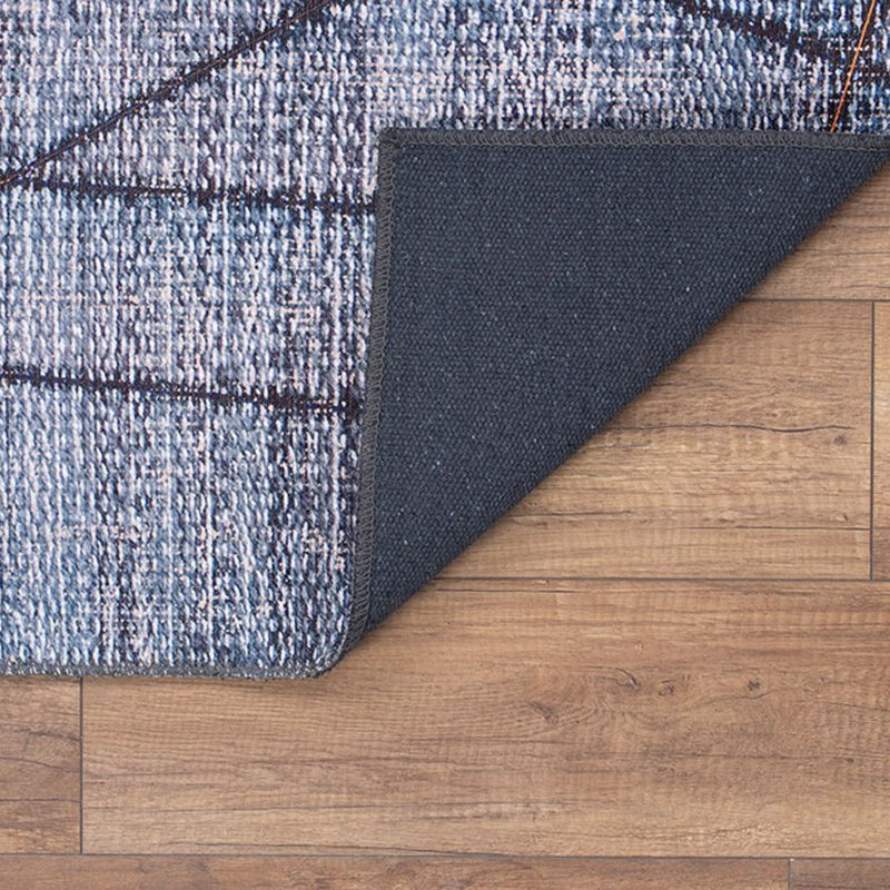 Deborrah Machine Woven Grey Rug, Rectangle 4'7" x 6'3"
