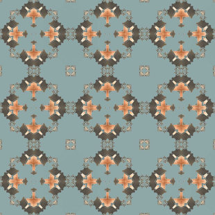 Eva | Papier peint à motif de losanges 