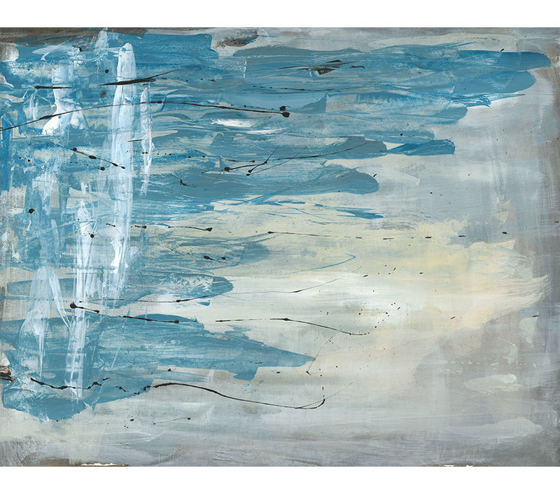 Incoming Winter Painting by Ryan Brown, Image Brush Gel