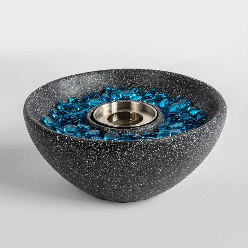 Johntai Circle Concrete Propane Smokeless Fire Pit