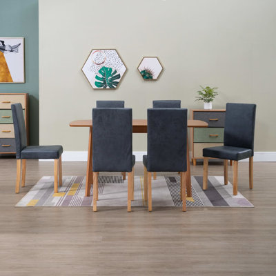 Chaise d'appoint avec pieds en bois massif pour la cuisine